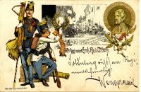 1899 Erinnerungskarte Erstürmung v. Brescia 1849